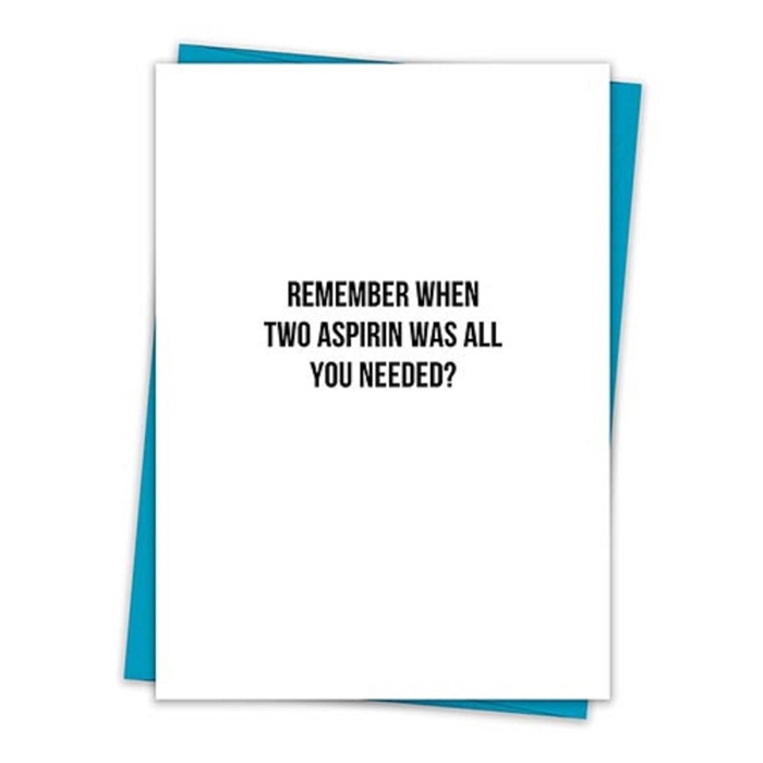 6 Pack Greeting Cards Cute and Funny Sayings Minimalist White Cards with Envelopes Blank Inside