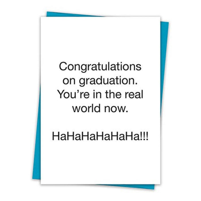 6 Pack Greeting Cards Cute and Funny Sayings Minimalist White Cards with Envelopes Blank Inside