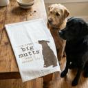 Big Mutts All Food Must Go To The Lab For Testing Dog Dish Cloth Towel Black Lab Labrador Retriever Funny Quote Gift