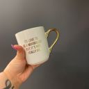 I'd Love to Be a Minimalist Best Friends Gold Handle Mug Plus Other Cute and Feminine Styles
