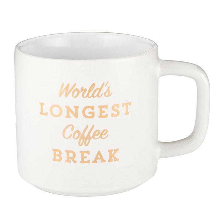 Blessed Unstressed Inspired Retired Signature Ceramic Mug | Coffee Tea Cup | 17oz