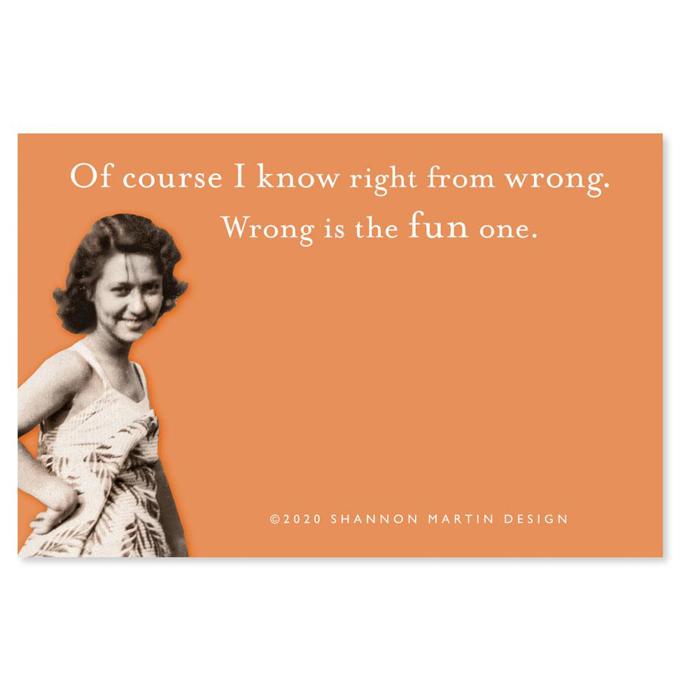 Funny Retro Ladies Sticky Notes | Stocking Stuffer Cute Quotes Gift for Her