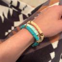  3 Pack Bracelet Set in Sage / Mint / Nude | Shades of Green Clay-like Beaded Jewelry