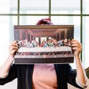  3 Packs of Last Supper Paper Placemats (40 per pack) | Funny Peel-Off Pad for a Biblical Feast at Home