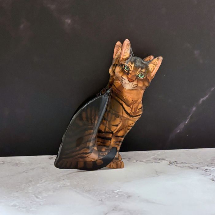 Ultra Realistic Brown Tabby Cat Hair Claw | Claw Clip Hair Accessories