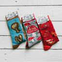  3 Pack Food Lover Socks | Fun Cool Foodie Design Novelty Unisex Socks