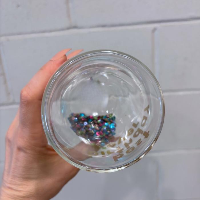Best Birthday Ever Double-Wall Stemless Glass | With Sequins Inside