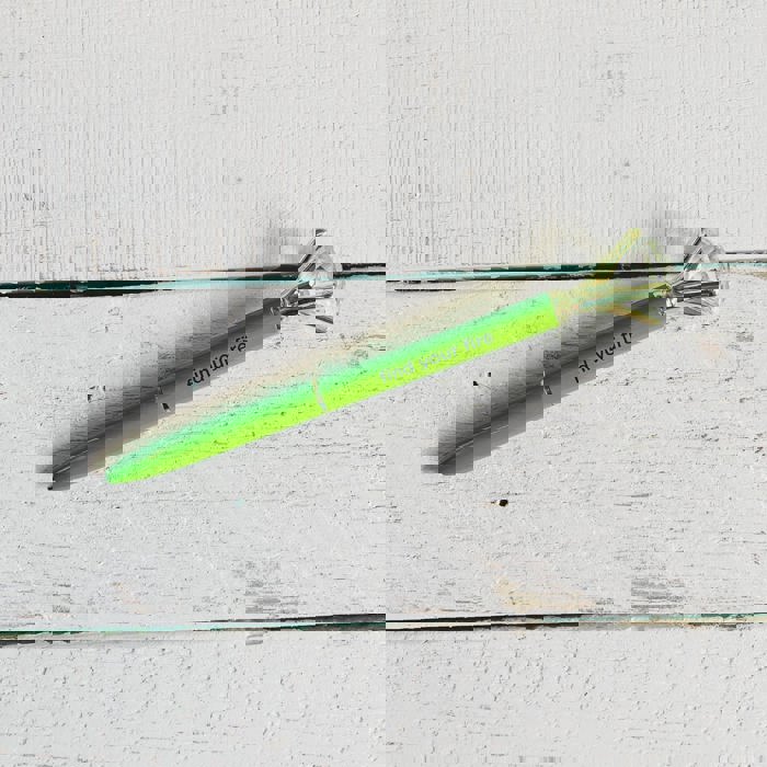 Future Is Female Chartreuse Green Gem Pen | Giftable Single Pen | Novelty Office Desk Supplies