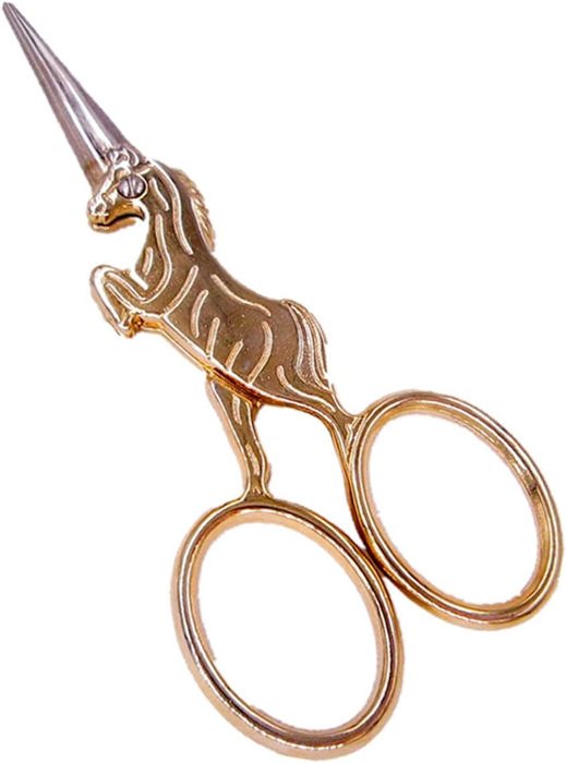 Golden Unicorn Mini Scissors | Embroidery | Shearing Tool | Size 4"