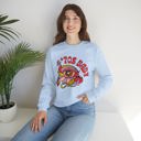 Light Blue Small 70's Baby Retro Unisex Heavy Blend™ Crewneck Sweatshirt | Retro 70s Pullover Top - Gen X Boomer Funny Shirt 