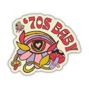 70's Baby Individual Vinyl Stickers for Water Bottle, Tumbler, Laptop Case - Funny and Cute Designs