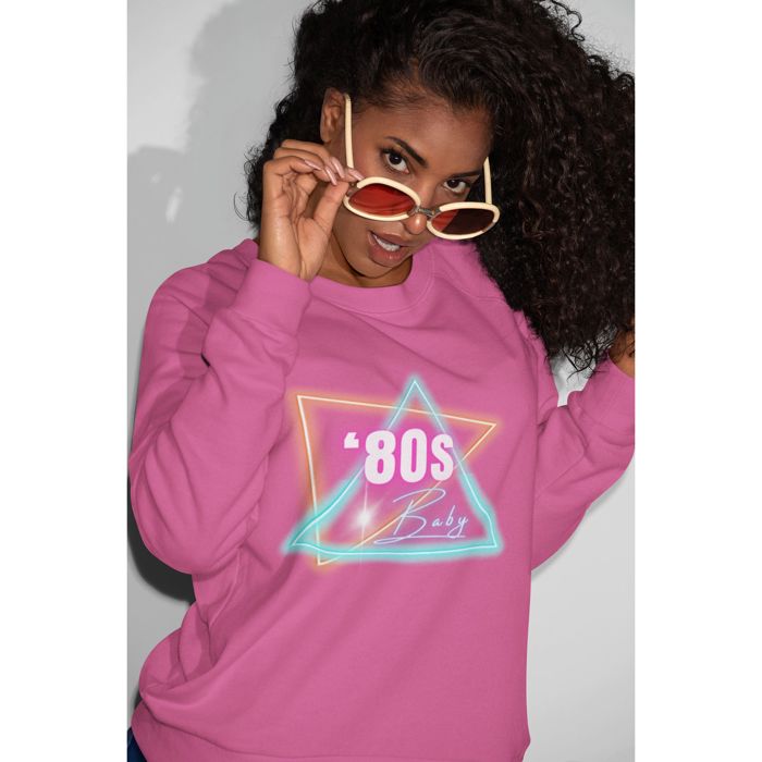 80's Baby Retro Unisex Heavy Blend™ Crewneck Sweatshirt - Millennial Gen X Funny Shirt