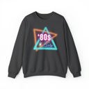 Dark Heather Small 80's Baby Retro Unisex Heavy Blend™ Crewneck Sweatshirt - Millennial Gen X Funny Shirt