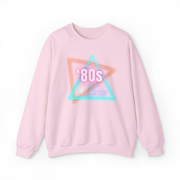 80's Baby Retro Unisex Heavy Blend™ Crewneck Sweatshirt - Millennial Gen X Funny Shirt