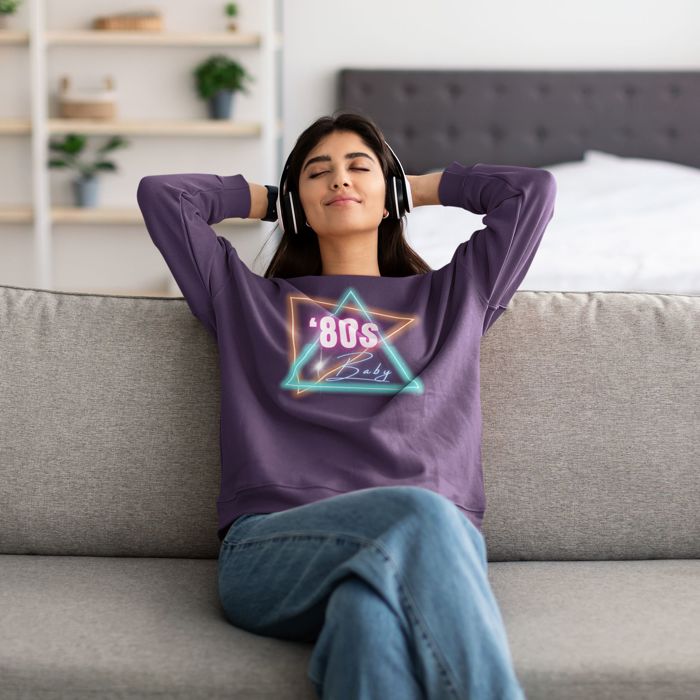 80's Baby Retro Unisex Heavy Blend™ Crewneck Sweatshirt - Millennial Gen X Funny Shirt