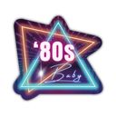 80's Baby Individual Vinyl Stickers for Water Bottle, Tumbler, Laptop Case - Funny and Cute Designs
