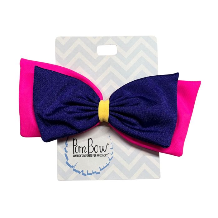 Pom Bow Hair Clips | Nylon Alligator Clips Hair Accessory [4 Styles]