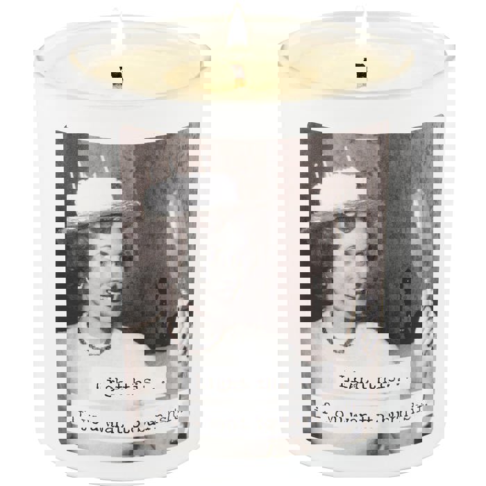 Light This Candle | Double Sided Vintage Photograph | Soy Wax Birthday Cake Scent