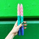  Taper Candles Set of 2 - Ombre, Pastel, Rainbow, Spiral, Holiday - 9" Candle Sets