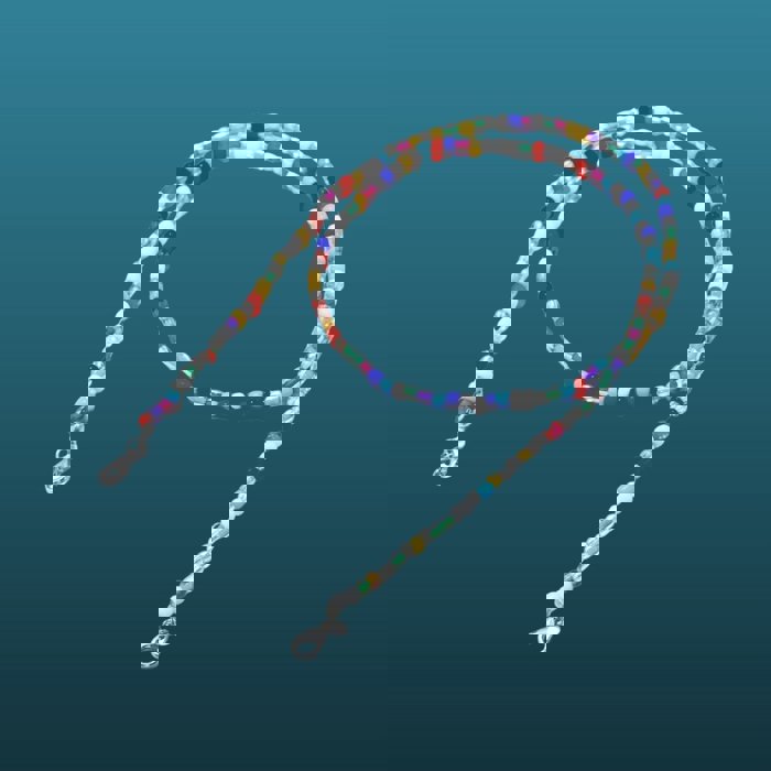 '90s Style Beaded Face Mask Chain