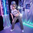  90s Style Holographic Rainbow Bucket Hat | Retro Style Shimmer Water-Resistant Faux Leather