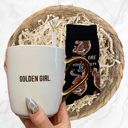  Gift Basket Golden Girl Coffee Mug | 3 Gift Items in a Reusable Basket - 50th birthday, Mothers Day, gifts for moms