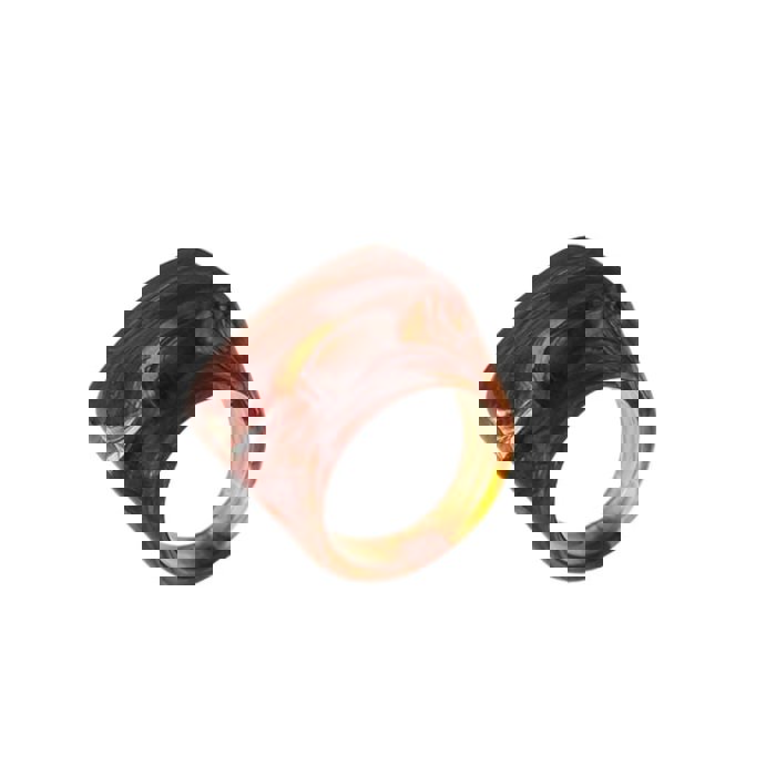 Resin Swirl Statement Ring | Size 7  [6 Designs]