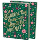 A Beautiful Day Begins With A Beautiful Mind Double-Sided Journal | 160 lined pages Pretty Bound Journals - Giftable Notebooks in 12+ Styles | Double-Sided Journal