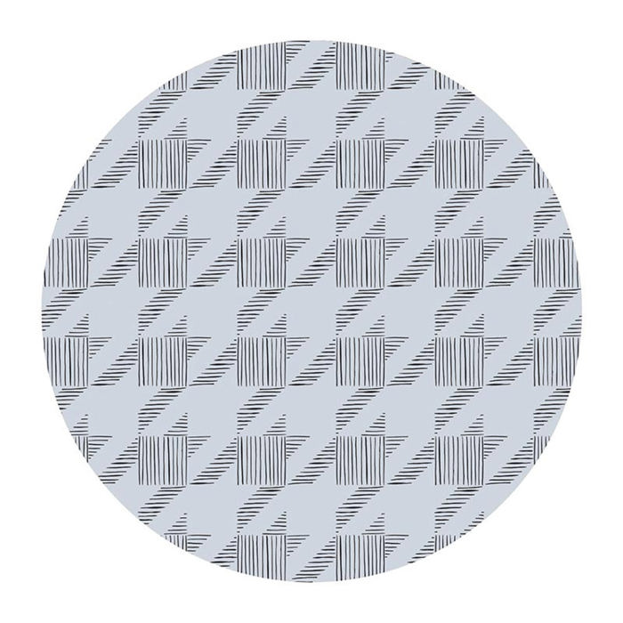 Achieve Ceramic Coaster Set | Set of 4 Floral & Houndstooth Design Beverage Coasters