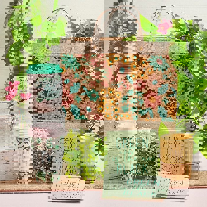 Adopt a Plant Ceramic To Go Mug | Holds 16 oz. | Eco Mug with Silicone Lid and Sleeve