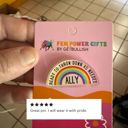  Ally Ready to Throw Down LGBTQ Rainbow Acrylic Lapel Pin Brooch