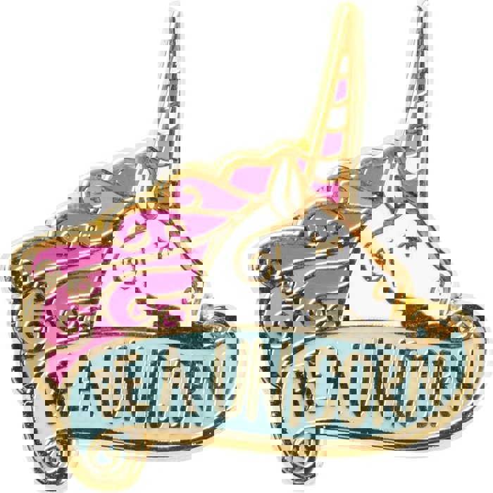 Always Be Yourself Unless You Can Be A Unicorn Enamel Pin on Gift Card