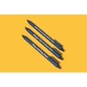  Anti-Procrastination Pen Set 💡 | Gel Click Pen Gift Set | 3 Pens in Navy