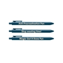 Anti-Procrastination Pen Set 💡 | Gel Click Pen Gift Set | 3 Pens in Navy