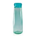  Glass Gem Water Bottle in Aqua Blue | 16 oz | Faceted Glass Diamond Shape