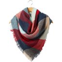  Giftable Winter Blanket Scarves - Large Scarf Wrap Shawl for Her in Plaid and Prints