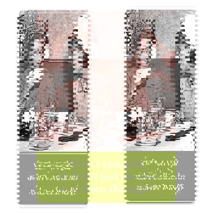 Retro Ladies Funny Fridge Magnets | Gift Stocking Stuffer 1950s Quotes Refrigerator Flexible Magnets