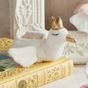  Baby Gift Serene Swan Comfort Toy for Baby in White | Boo-boos Relief Toy | 4.25"
