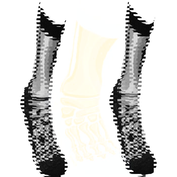 Bad To The Bone Socks in Skeleton Leg Designs  | Fun Halloween Themed Novelty Socks