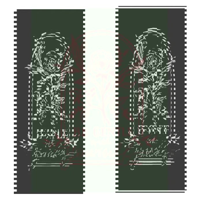 Be Gentle With Yourself Self Care Pocket Note | Magnetic Closure Petite Notebook | 3"x 4"