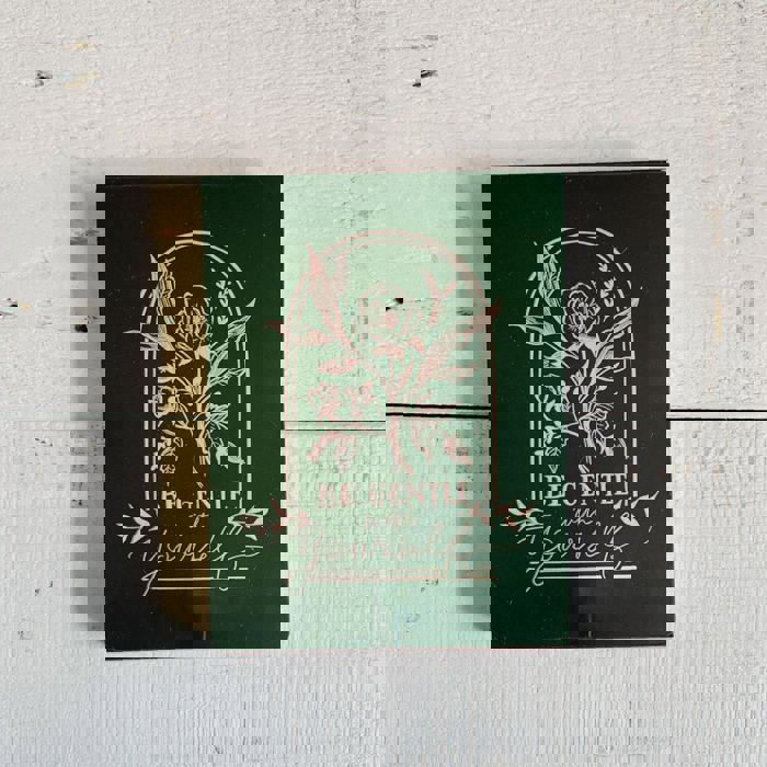 Be Gentle With Yourself Self Care Pocket Note | Magnetic Closure Petite Notebook | 3"x 4"