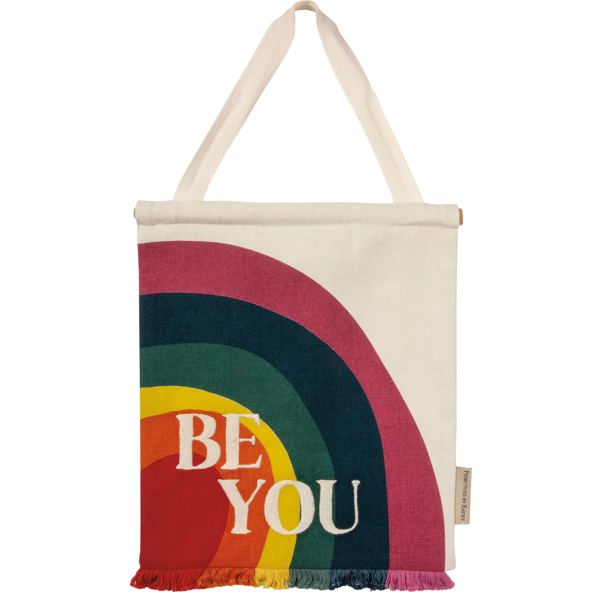 Be You Hanging Wall Decor | Retro Rainbow Pride