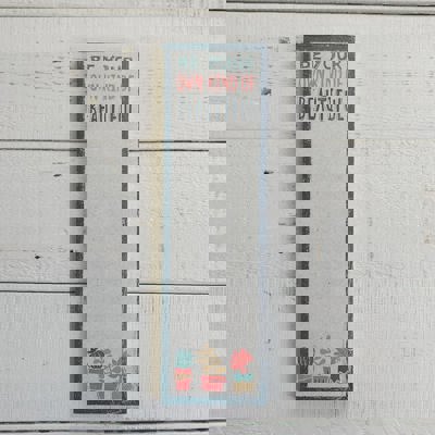 Be Your Own Kind Of Beautiful List Notepad | 9.5" x 2.75" | Holds to Fridge with Strong Magnet