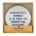  Beautiful Woman You Can Do Amazing Things Glass Dome Paperweight | In a Gift Box