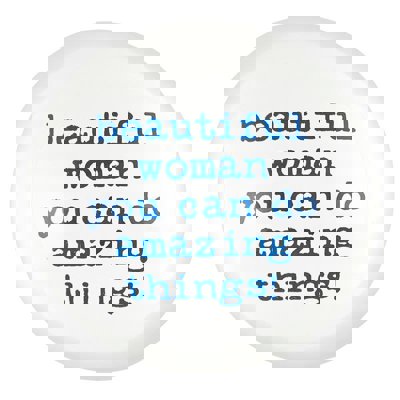 Beautiful Woman You Can Do Amazing Things Glass Dome Paperweight | In a Gift Box