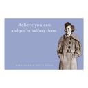 Believe You Can And Your Halfway There  Funny Retro Ladies Sticky Notes | Stocking Stuffer Cute Quotes Gift for Her