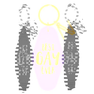 Best Gay Ever Motel Key Tag | Acrylic Keychain