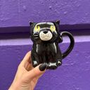  Black Cat Mug | Halloween Theme Stoneware Coffee Tea Cup | 12oz