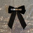  Black Velvet Cameo Hair Clip Bow