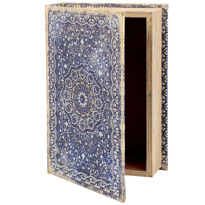 Vintage Book Box Stash Trinket Storage | Decorative Book-Shaped Storage
